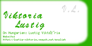 viktoria lustig business card